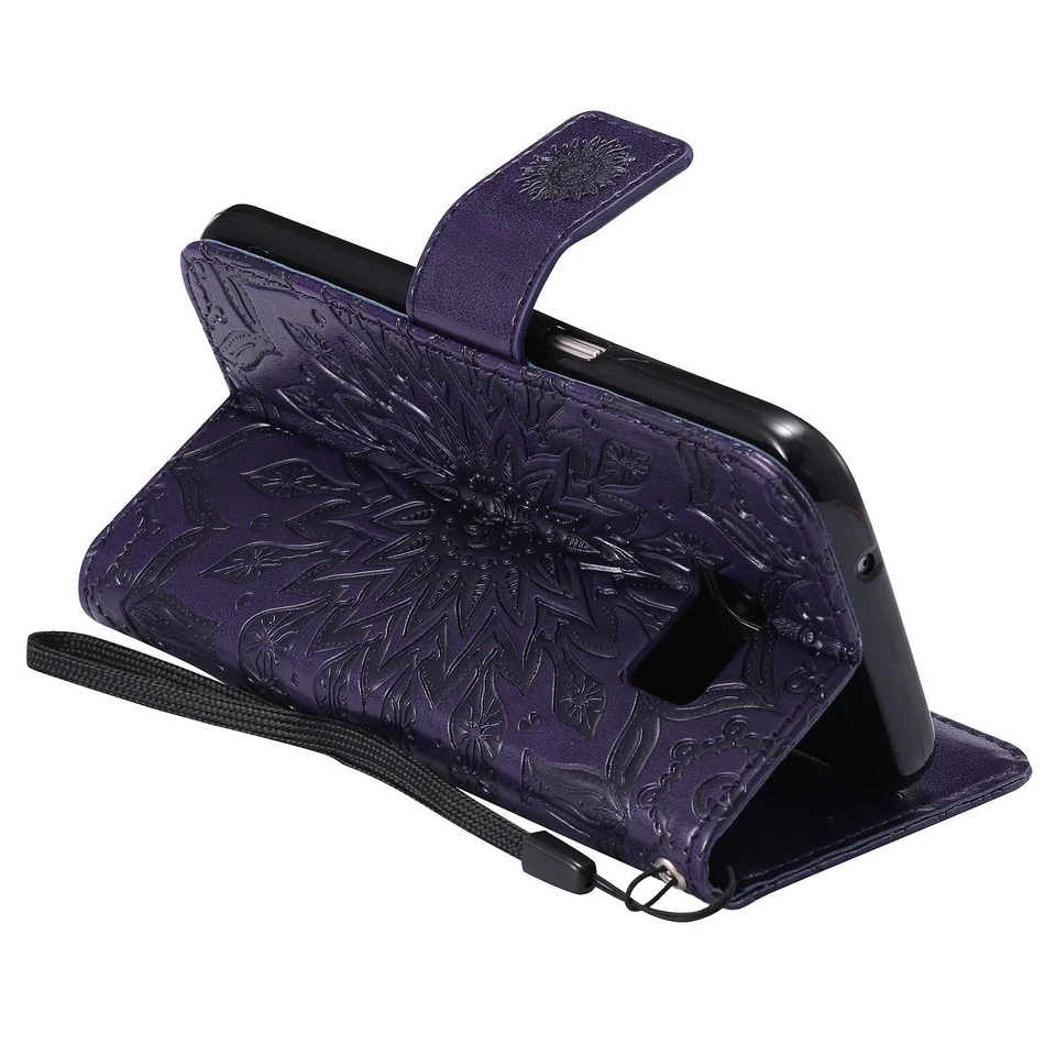 For Samsung Galaxy S25 Ultra S24 S23 S22 S20 Note20 Flip PU Leather Wallet Case - Image 2 of 2