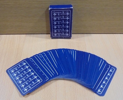 OLYMPIC AIRWAYS ADVERTISIGN VTG PLAYING CARDS DECK - Picture 2 of 13