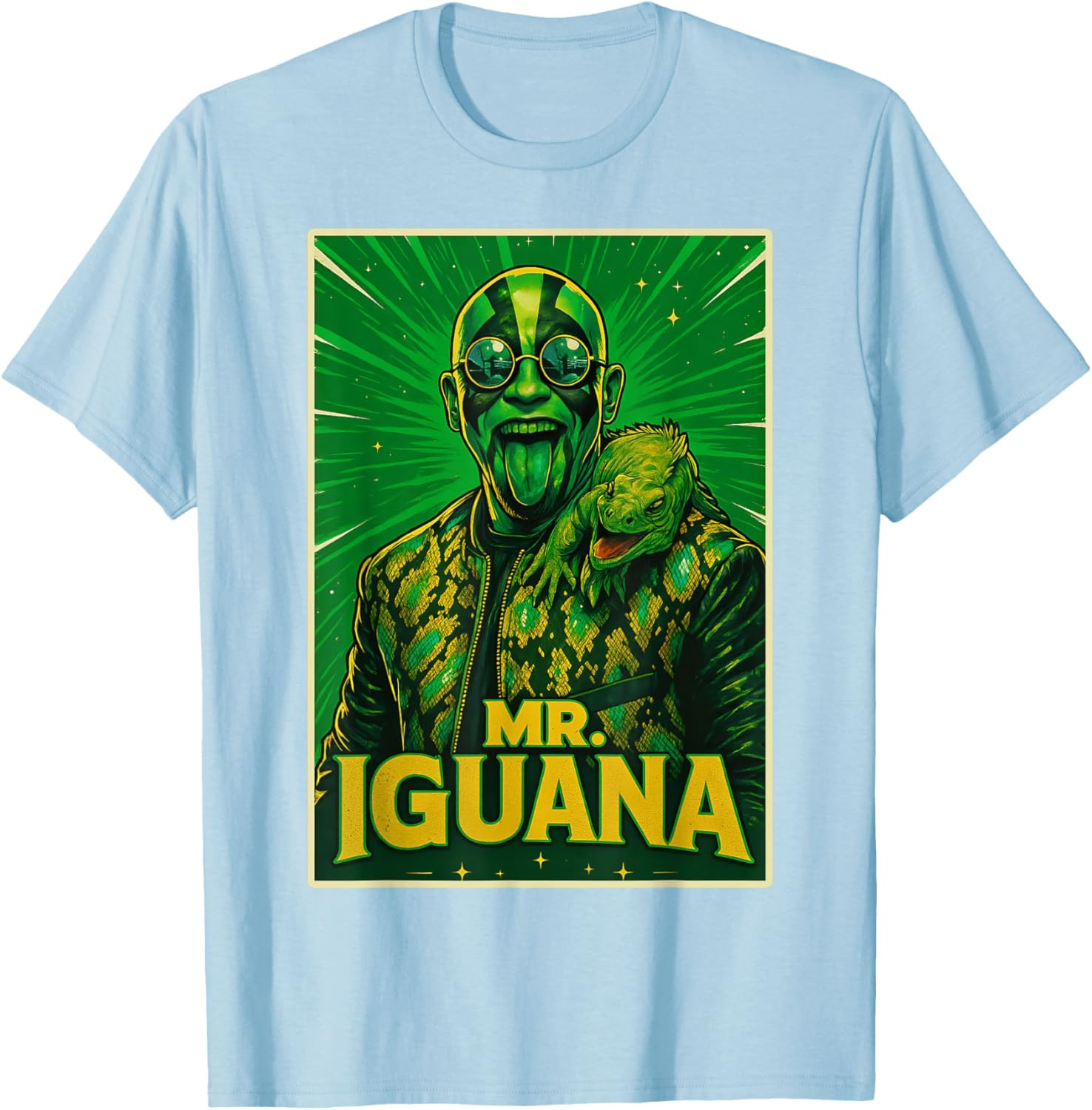 Mr Iguana Lover Funny Kids Adults T-Shirt
