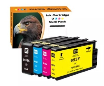 Druckerpatronen Tintenpatronen 4er Set für HP 953 XL HP953XL HP 953XL HP953 XL