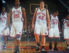 new york knicks signed 16x20 autographed photo auto david lee nate robinson ny