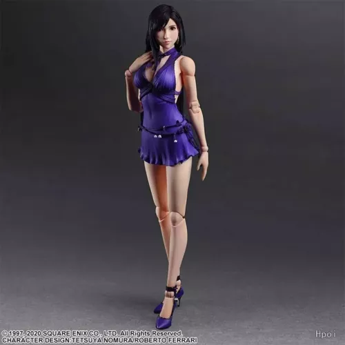 25cm PLAY ARTS Kai Final Fantasy VII Remake Tifa Lockhar Action Figure Game Toy - Bild 6 von 17