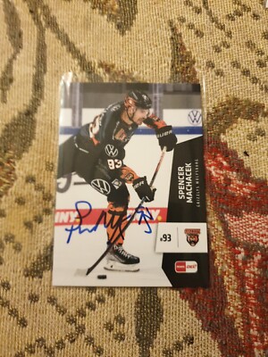 DEL 2022/2023 22/23 signiert Grizzlys Wolfsburg #370 Spencer Machacek 