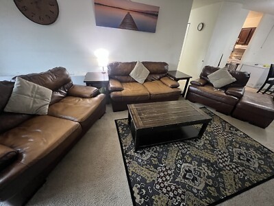 Dark Brown couches From Ashley