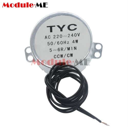 AC 12V/110V/220V TYC-50 4W 50/60Hz Synchronous Motor 2.5/3/5/6RPM For Microwave - Picture 22 of 32