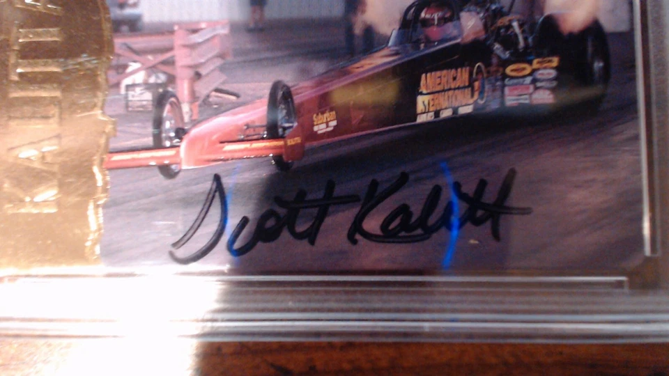 1995 ACTION PACKED SCOTT KALITTA #1 AUTOGRAPHED AUTHENTIC SPA - Image 3 of 4