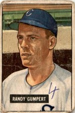 1951 Bowman #59 Randy Gumpert Chicago White Sox FR