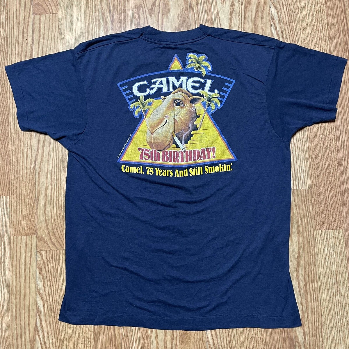 Vintage 80s Camel Cigarettes Men's Single Stitch T-Shirt Size