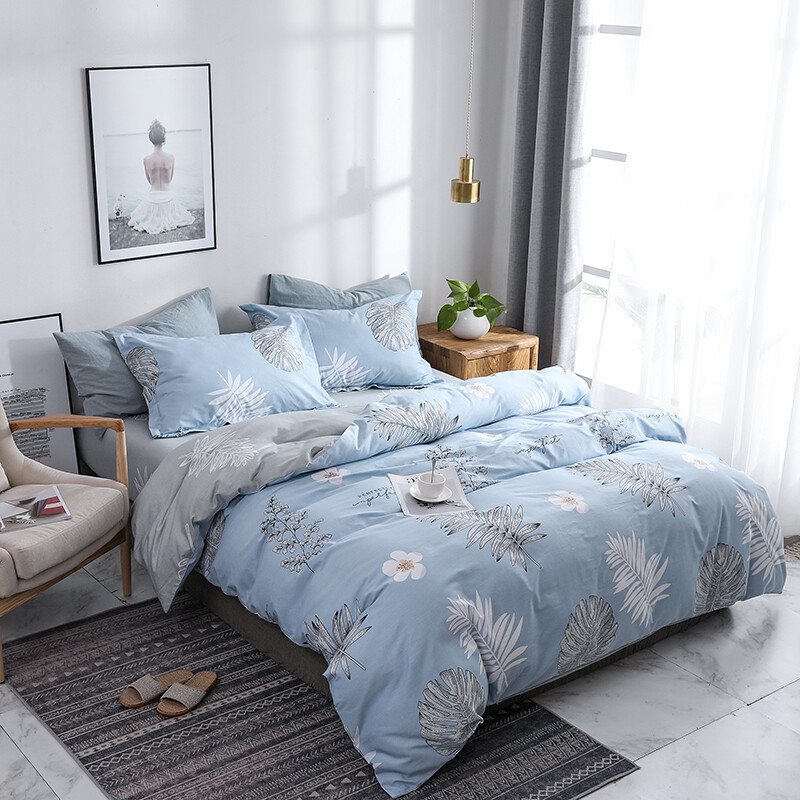 Simple Cotton Double Household Bed Sheet Quilt Cover Thickening Sanding