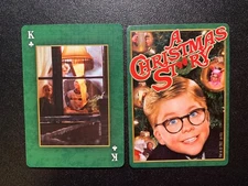 Swap Playing Card   A CHRISTMAS STORY   Leg Lamp   KING OF CLUBS