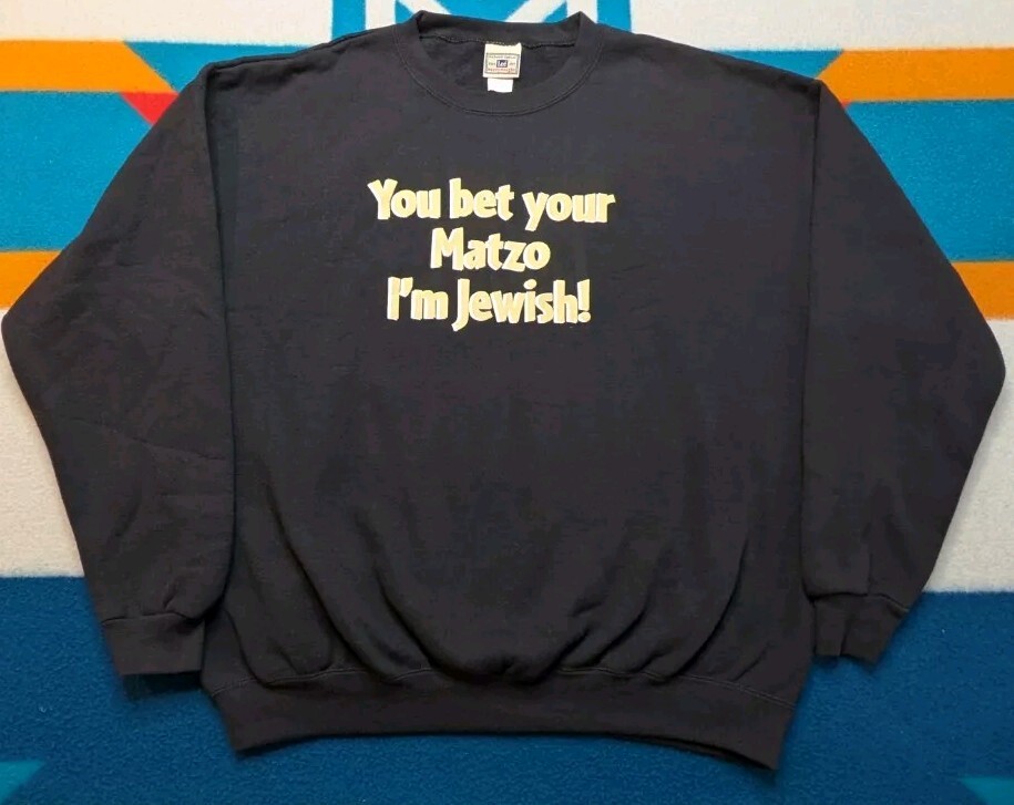 Vintage Religious Sweatshirt Jew 