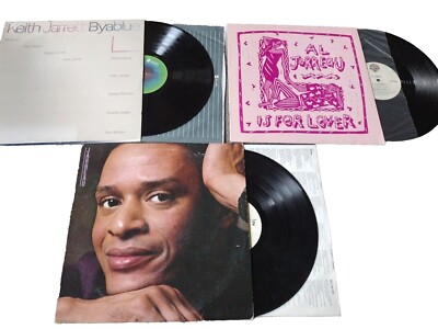 Lot of 3: Al Jarreau Vinyl LP s Vinyl Byahlue, Is For Lovers, Self Titled Record
