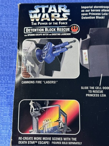 Star Wars: Bloque de Detención Rescate El Poder de la Fuerza 1996 Kenner - Sellado - Imagen 13 de 13