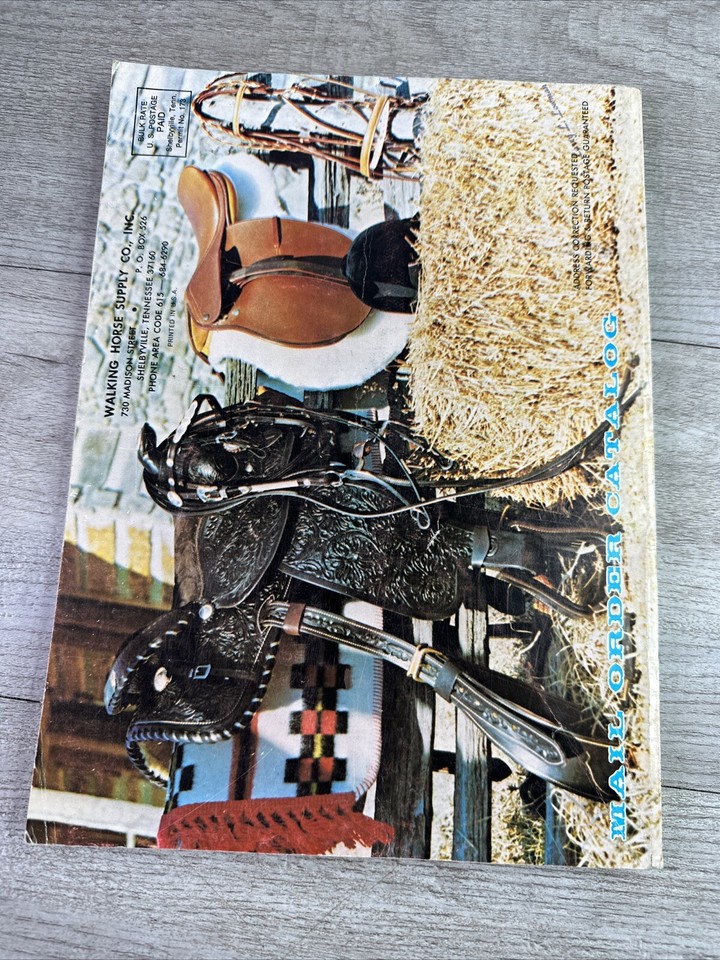 Vintage 1977 Walking Horse Supply Company Mail Order Catalog