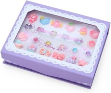Sanrio SANRIO Sanrio Characters Fashionable Rings 24 Set, Material PP, 309362