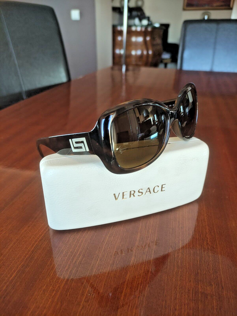 Versace 4177-H Tortoise Brown Square Women Mother of Pearl  display picture 2