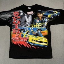 Dale Earnhardt 3 Nascar Vtg All Over Print AOP Chase Authentics Y2K T Shirt XL