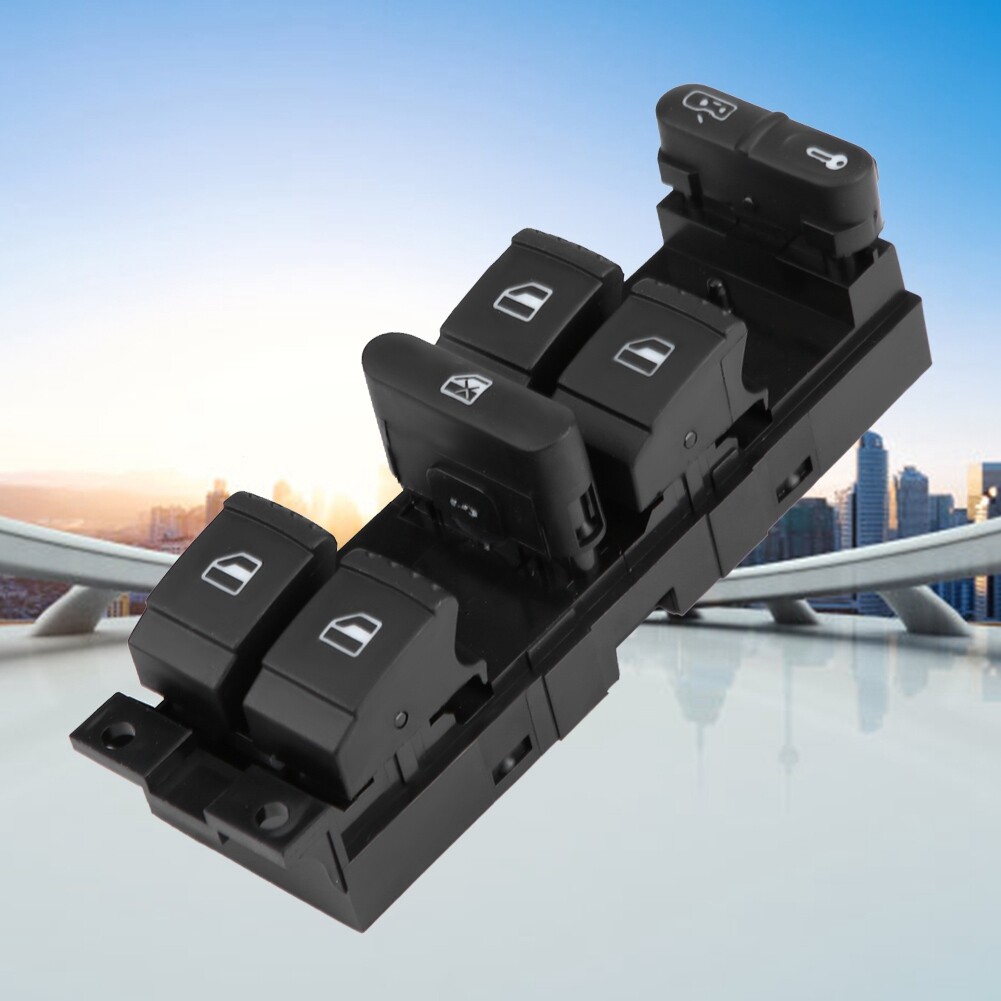 Black Window Master Control Switch Aftermarket Product Electric Window