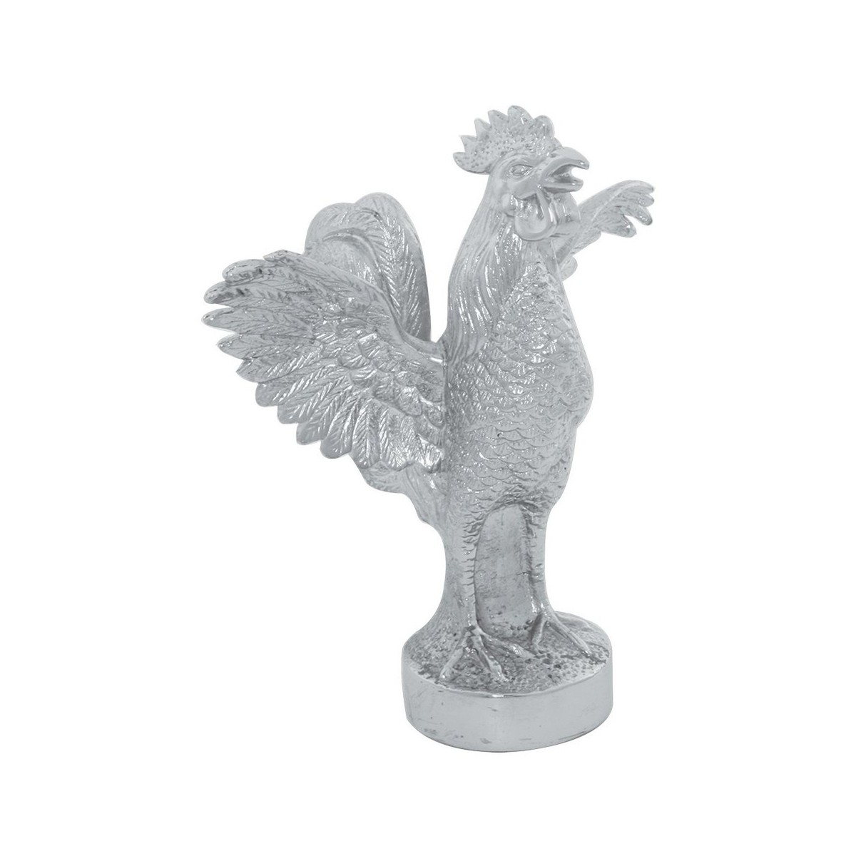 Escultura De Gallo Decorativa De Metal Con Forma De Gallo | Envío gratis