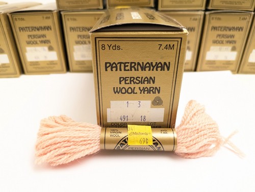 Paternayan Persian Wool Yarn 8 Yards 3-Ply Lot NOS ~ FULL BOXES ~ Many Colors - Picture 22 of 39