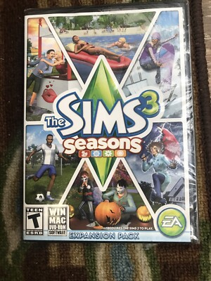 THE SIMS 3 SEASONS PC DVD Windows/Mac Expansion Pack New Unopened ...