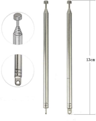 1pcs 8 Sections Telescopic 72cm AM FM Antenna Portable Radio Antenna Replacement
