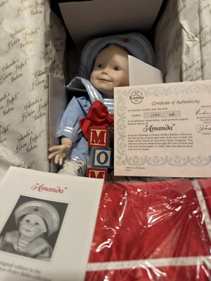 AMANDA Yolanda Bello Picture Perfect Babies Porcelain Doll COA