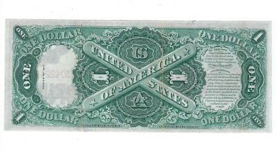 1917 United States Large Size $1 Sawhorse One Dollar Note Paper