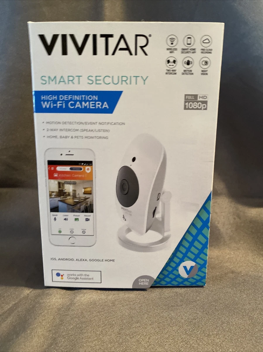 Vivitar Home Security Wi Fi Camera White Color Full HD 1080p IPC113 WHT