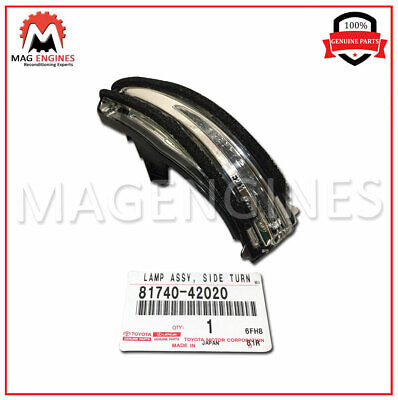 81740-42020 GENUINE OEM LAMP ASSY, SIDE TURN SIGNAL, LH 81740-42020 GENUINE OEM LAMP ASSY, SIDE TURN SIGNAL, LH