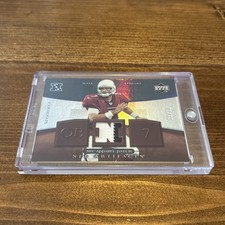 RARE 3 Color!!! 07 NFL Artifacts Matt Leinart Patch 12/50 Upper Deck Cardinals