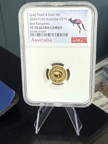 2024 Australia 1/10 oz PROOF Gold Kangaroo Coin NGC PF70 UCAM - Only 146 Minted!