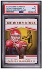 2017 PANINI DONRUSS PATRICK MAHOMES ROOKIE GRIDIRON KINGS #2 PSA 9