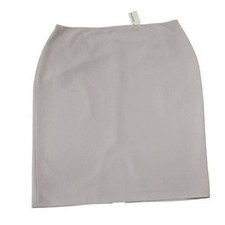 St John Skirt Size 16 Light Grey Pencil Skirt Knee Length Zipper Made in USA