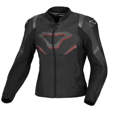 Summer Women's Motorcycle Jacket in Leather Macna Pointer Lady 1667590-101