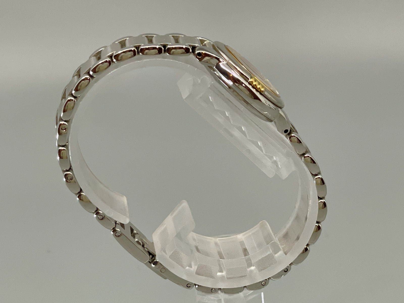 【Near Mint】Yves Saint Laurent Women's Qz 23mm Watch Navy Dial Gold US Stock thumbnail 7