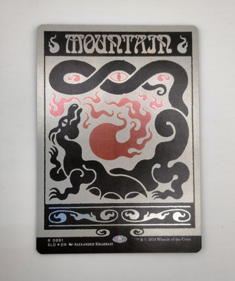 MTG Secret Lair Mountain #891 SLD0891 Bonus Card IN HAND SHIPS