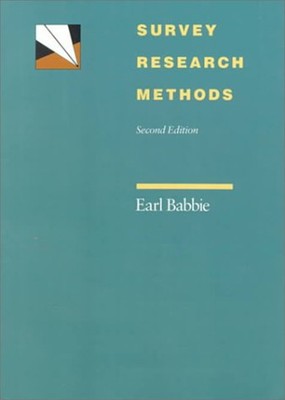 Umfrage Forschungsmethoden Taschenbuch Earl R. Babbie