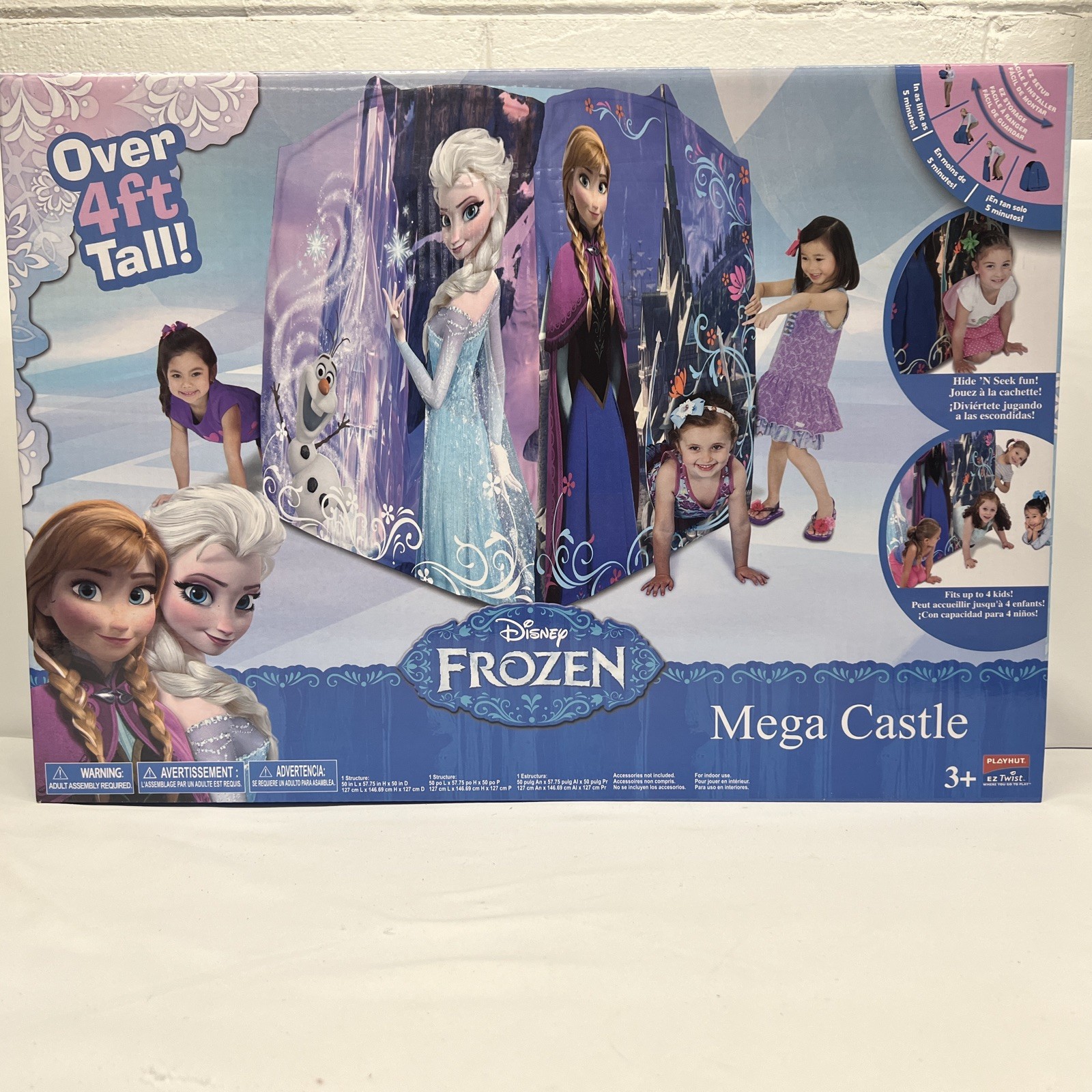 Disney Frozen Mega Castle NIB Over 4 Feet Tall Playhut Structure