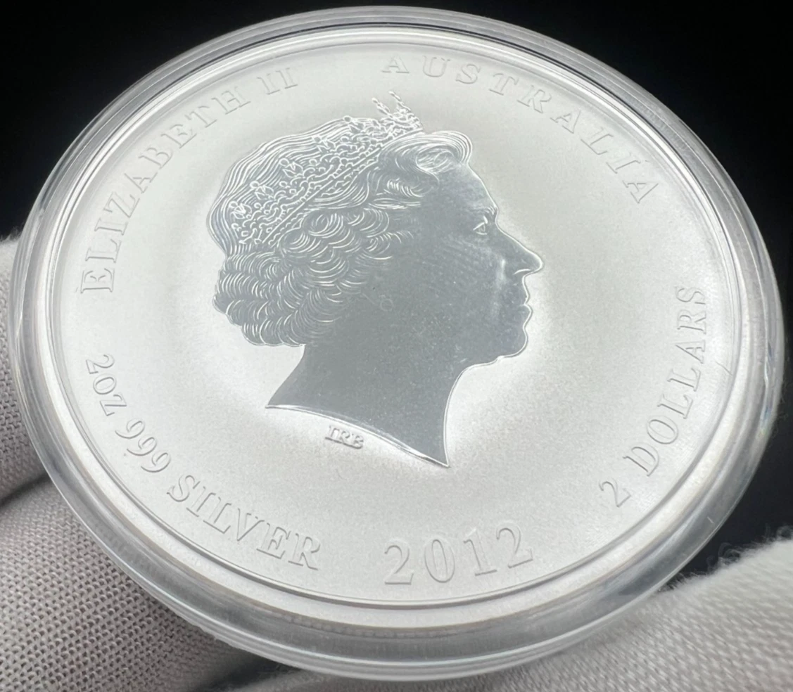 Australian Lunar 2 oz Precious Metal Content per Unit 2012 Silver