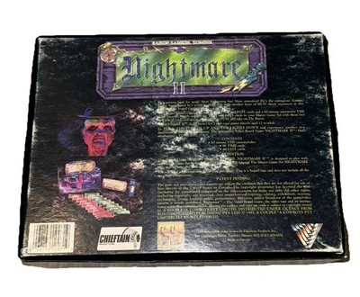 1991 NIGHTMARE II VHS Board Game Sequel Set Baron Samedi Zombie