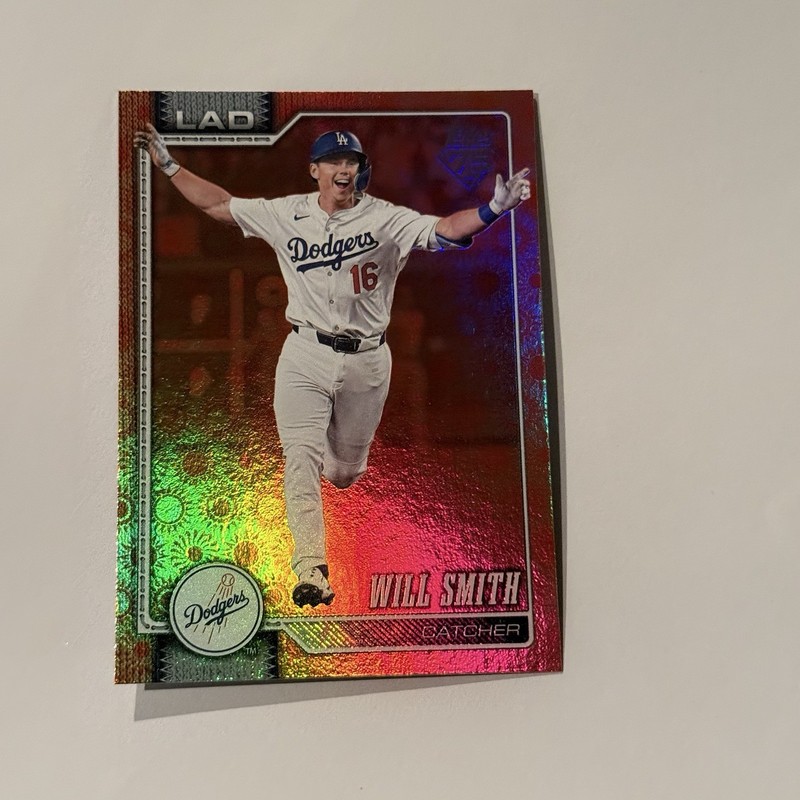 2026 Topps Series 2 - Will Smith #631 Orange Sun Holiday Foil - Dodgers