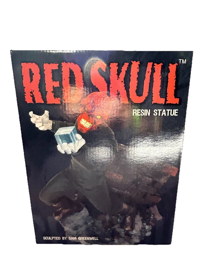 ESTATUA CALAVERA ROJA DE MARVEL DE SAM GREENWELL DIAMOND SELECT L/E NUEVA Foto 4 de 4
