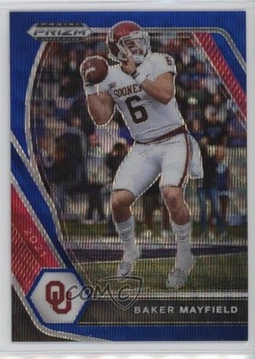 2021 Panini Prizm Draft Picks Blue Wave Prizm 24/249 Baker Mayfield #25 0c6