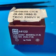 Transformateur 230–9V Moulé CICE 44122 - Entrée 230V / Sortie 9V 2VA - Sécurité