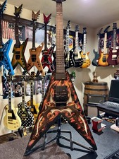 BC Rich Style Kerry King Flying V Copy HH Pickups Floyd Rose Style Tremolo