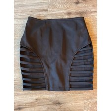 Rehab Black Skirt with Cut Outs Size Small