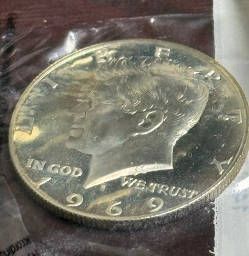 1969-S Kennedy Half Dollar Proof 40% Silver - Littleton Coin Co packaged