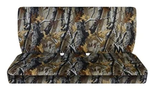 Camo autumn tree Truck seat covers fits 1961-1986 Chevy C/K 10/20 Front Bench