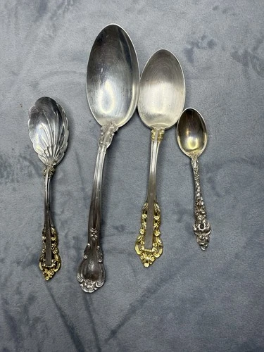 Sterling Silver set of 4 spoons